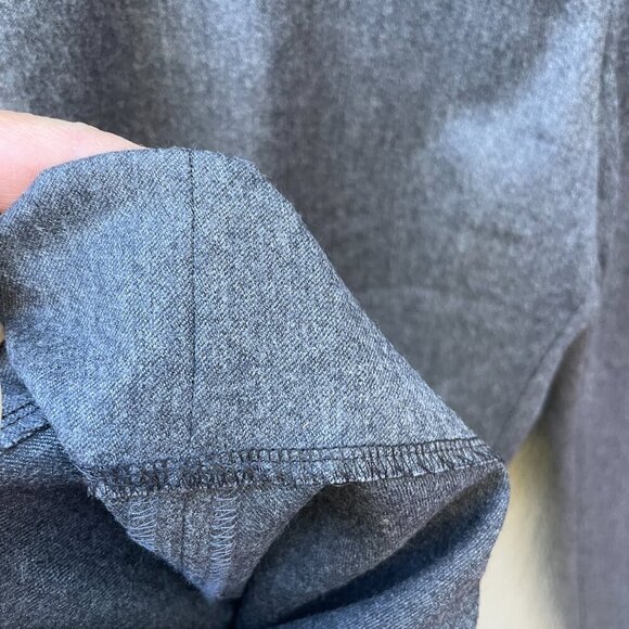 BANANA REPUBLIC 100% Wool  Dress Pants Men's 35 x 32 (29) Tailored Slim Fit Gray - Picture 6 of 8